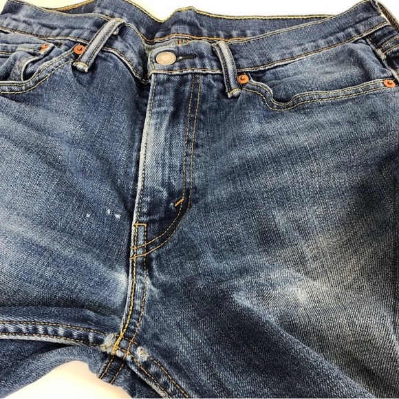 Vintage Levi's 511 Red Tab Distressed Jeans 32x34 - Picture 4 of 6